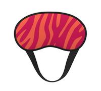 Pretty Pink Orange Animal Print Zebra Leopard, Full Eye Covers Light Blocking Eye Masks Blackout Sleep Eye Muffs