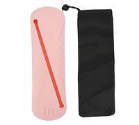 Pretty Pink Silicone Makeup Brush Holder Large Capacity DUST Proof Cosmetic Brushes Pouch L Size Portable and Compact for Travel