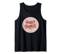 Pretty Pinky Promise Stamp Look Tank Top