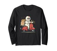 Pretty Pizza Delivery Service Logo Long Sleeve T-Shirt