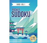 Pretty Pocket Sudoku · Hard Puzzles Volume 1: Small Travel Size 4x6 Inch Puzzle Book
