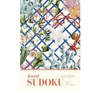 Pretty Pocket Sudoku - Hard - Vintage Ocean: Minimal Small Travel Size Puzzle Book