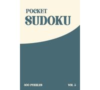 Pretty Pocket Sudoku Puzzle Book: Volume 5: Medium Difficulty Sudoku Puzzle Book with Easy to Read Print, 9x9 Boarder Size | 6x9 inches, 125 pages | ... (Pretty Pocket Sudoku Puzzle Books)