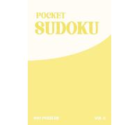 Pretty Pocket Sudoku Puzzle Book: Volume 6: Medium Difficulty: Sudoku Puzzle Book with Easy to Read Print, 9x9 Boarder Size | 6x9 inches, 125 pages | ... Gifts for Vacation, Holiday and Relaxation