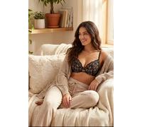 Pretty Polly Women's Amy Lace Non-Push Up Plunge Bra - Black | Size: 30C Pretty Polly Black 30C