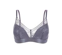 Pretty Polly Womens Botanical Lace Non Wired Triangle Bra - Nightshade - Blue - Size 32A