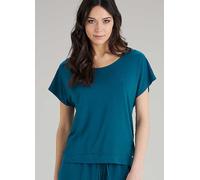 Pretty Polly Botanical Lace Short Sleeved Top Indigo