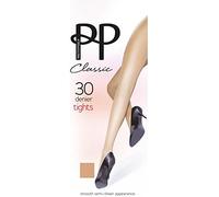 Pretty Polly Classic 100% Nylon 30 denier tights large 5'4" - 5'10" sherry