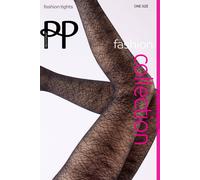Pretty Polly Cobweb Tights - Black Black One Size