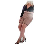 Pretty Polly Curve Lace Shorts-Nude-2XL