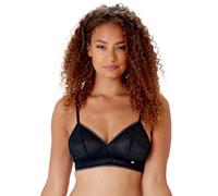 Pretty Polly Delicate Lace Non Wired Bra - Black - 38C