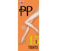 Pretty Polly Women's Everyday 15 DEN Tights, Beige (Natural), Small (Manufacturer Size:Small/ Medium)