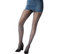Pretty Polly Fashion Delicate Lace Pattern Tight Black - PNAWB6