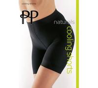 Pretty Polly Naturals 100 Denier Cooling Shorts - Black Black M/L
