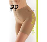 Pretty Polly Naturals 100 Denier Cooling Shorts - Nude Nude S/M