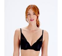 Pretty Polly Women's Naturals High Apex Moulded Bra - Black | Size: 38B Pretty Polly Black 38B