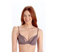 Pretty Polly Naturals Non Padded Plunge Bra - Dusty Pink Dusty Pink 36A