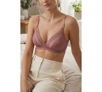 Pretty Polly Naturals Triangle Bra - Dusty Pink Dusty Pink 8
