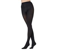 Pretty Polly Women's 60d 3d Premium Opaques Tights, Black (Black Black), M-L UK