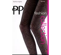 Pretty Polly Women's Boho Pattern Tights - Black Pretty Polly Black One Size