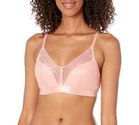 Pretty Polly Women's Botanical Lace Triangle Bra Padded, Pink (Blush), 34C