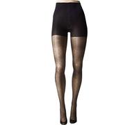 Pretty Polly Women's Curves Pin dot Tights, 10 DEN, Black (Black Black), XX-Large (Size:XXL)