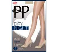Pretty Polly Women's Day to Night 15D Sheer Tights 3PP Matt Fein 15 DEN 3 Tights, Black (Black Black), X-Large (Manufacturer Size:XL)