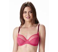 Pretty Polly Women's Delicate Lace Underwire Non-Padded Bra Balconette, Pink (Watermelon), 38C