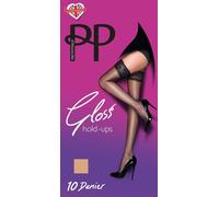 Pretty Polly Women's Everyday Plus 10 Denier Gloss Hold Ups - Nude Pretty Polly Nude One Size