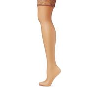 Pretty Polly Women's glossy fine Tights, Beige (Nude), One Size