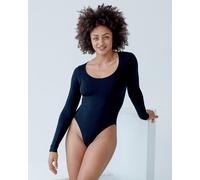 Long Sleeve Eco-Wear Body - Black Pretty Polly Black S/M