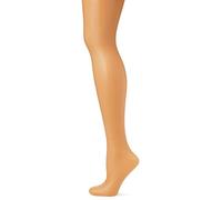 Pretty Polly Women's Naturals - 8d Sandal Toe Tights, Beige (Golden Glow), S-M UK
