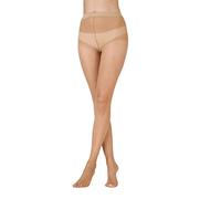 Pretty Polly Women's Naturals Sandal Toe, Beige (Barely There), S-M