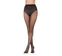 Pretty Polly Women's Nylons 10 Denier Gloss Tights, 10 den, Black (Black), L