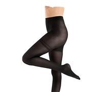 Pretty Polly Women's Opaque Body Shaper Tights Matt Fein 40 DEN Tights, Black (Black Black), Large (Manufacturer Size:ML)