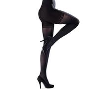 Pretty Polly Women's Opaque Body Shaper Tights Matt Fein 40 DEN Tights, Black (Black Black), Medium (Manufacturer Size:SM)