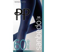 Pretty Polly Women's 60D 3D Premium Opaques Tights, 60 DEN, XL