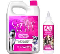 Pretty Pooch Baby Powder Dog Shampoo 2L & Ear Cleaner 250ml