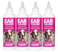 Pretty Pooch Dog Ear Cleaner - Cleans And Helps Reduce Itching & Head Shaking 4X 250Ml