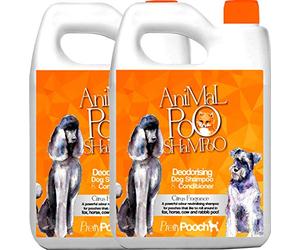 Pretty Pooch® Fox Poo Dog Shampoo & Conditioner for Smelly Dogs - 10 Litres (Citrus Fragrance) - Sensitive Deodorising Dog Shampoo - Eliminates Fox Poo & Other Odours