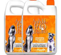 Pretty Pooch® Fox Poo Dog Shampoo & Conditioner for Smelly Dogs - 4 Litres (Citrus Fragrance) - Sensitive Deodorising Dog Shampoo - Eliminates Fox Poo & Other Odours