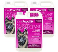 Pretty Pooch Multipurpose Disinfectant - Cleaner, Sanitiser, Deodoriser - Concentrated Formula - Bubblegum 5L x3