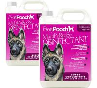Pretty Pooch Multipurpose Disinfectant - Cleaner, Sanitiser, Deodoriser - Concentrated Formula - Bubblegum 5L X2