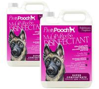 Pretty Pooch Multipurpose Disinfectant - Cleaner, Sanitiser, Deodoriser - Concentrated Formula - Bubblegum 5L x2