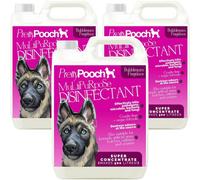 Pretty Pooch Multipurpose Disinfectant - Cleaner, Sanitiser, Deodoriser - Concentrated Formula - Bubblegum 5L X3