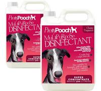 Pretty Pooch Multipurpose Disinfectant - Cleaner, Sanitiser, Deodoriser - Concentrated Formula - Cherry 5L X2