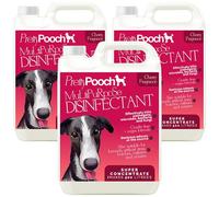 Pretty Pooch Multipurpose Disinfectant - Cleaner, Sanitiser, Deodoriser - Concentrated Formula - Cherry 5L x3
