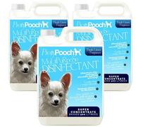 Pretty Pooch Multipurpose Disinfectant - Cleaner, Sanitiser, Deodoriser - Concentrated Formula - Fresh Linen 5L x3