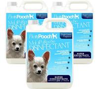 Pretty Pooch Multipurpose Disinfectant - Cleaner, Sanitiser, Deodoriser - Concentrated Formula - Fresh Linen 5L X3