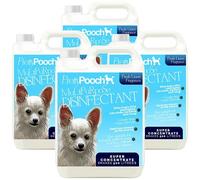 Pretty Pooch Multipurpose Disinfectant - Cleaner, Sanitiser, Deodoriser - Concentrated Formula - Fresh Linen 5L x4
